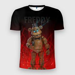 Футболка спортивная мужская FNAF FREDDY, цвет: 3D-принт