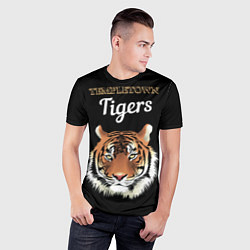 Футболка спортивная мужская Templetown Tigers, цвет: 3D-принт — фото 2