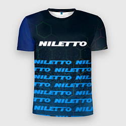 Футболка спортивная мужская Нилетто - Спрей Паттерн, цвет: 3D-принт