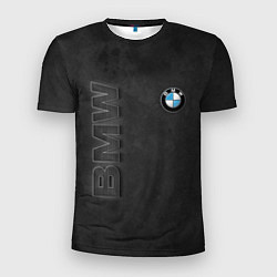 Футболка спортивная мужская BMW LOGO AND INSCRIPTION, цвет: 3D-принт