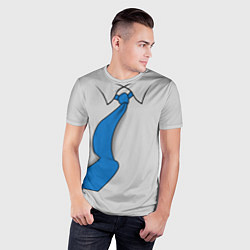 Футболка спортивная мужская Дизайн галстука - Tie design, цвет: 3D-принт — фото 2