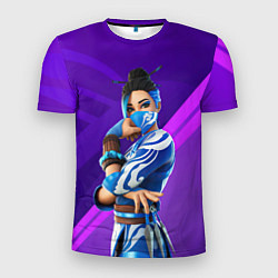 Футболка спортивная мужская Fortnite Blue Jade, цвет: 3D-принт
