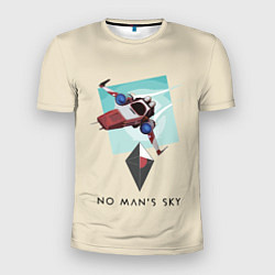 Мужская спорт-футболка Космический путешественник
