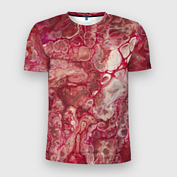 Футболка спортивная мужская Пурпурный космический разлив, цвет: 3D-принт