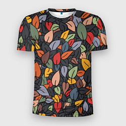 Мужская спорт-футболка Рисованная Осень