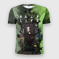 Футболка спортивная мужская Opposing Force Half-Life спина, цвет: 3D-принт