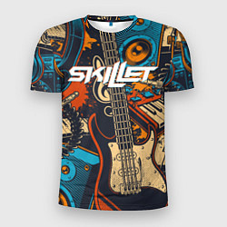 Футболка спортивная мужская Skillet Скиллет Z, цвет: 3D-принт