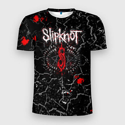 Футболка спортивная мужская Slipknot Rock Слипкнот Музыка Рок Гранж, цвет: 3D-принт
