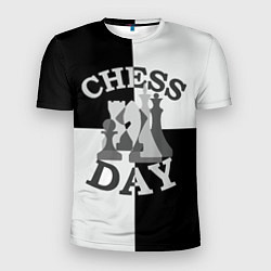 Мужская спорт-футболка Шахматный День