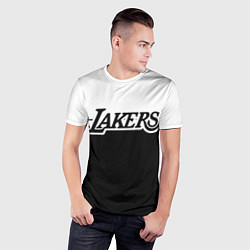 Футболка спортивная мужская Kobe Bryant - Los Angeles Lakers, цвет: 3D-принт — фото 2