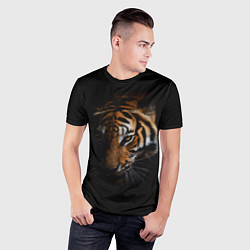 Футболка спортивная мужская Год тигра Голова, цвет: 3D-принт — фото 2