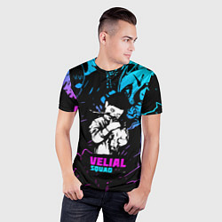 Футболка спортивная мужская Velial Squad neon, цвет: 3D-принт — фото 2