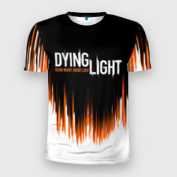 Мужская спорт-футболка DYING LIGHT GOOD NIGHT AND GOOD LUCK