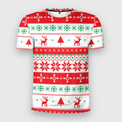Мужская спорт-футболка Christmas Deer