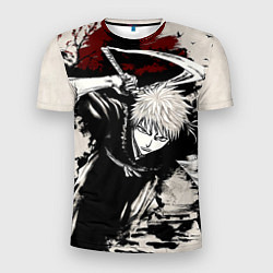 Футболка спортивная мужская Ичиго Куросаки Bleach, цвет: 3D-принт