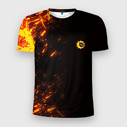 Мужская спорт-футболка Serious Sam Fire Wave