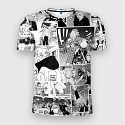 Мужская спорт-футболка Токийские мстители манга