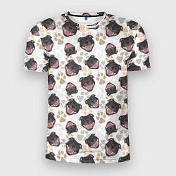 Мужская спорт-футболка Стаффордширский Бультерьер Bull-Terrier
