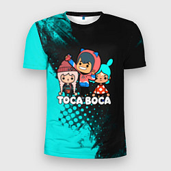 Футболка спортивная мужская Toca Boca Рита и Леон, цвет: 3D-принт