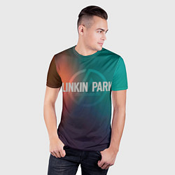 Футболка спортивная мужская Studio Collection - Linkin Park, цвет: 3D-принт — фото 2
