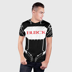 Футболка спортивная мужская Buick Лого Эмблема спина, цвет: 3D-принт — фото 2