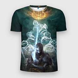 Мужская спорт-футболка Elden Ring рыцарь и предшественники серии Souls El