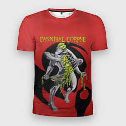 Футболка спортивная мужская Horror Skull Cannibal Corpse, цвет: 3D-принт