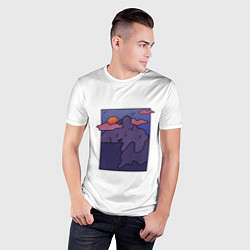 Футболка спортивная мужская Sunset in the mountains, цвет: 3D-принт — фото 2