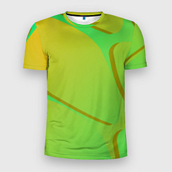 Мужская спорт-футболка Градиентная абстракция