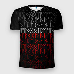 Мужская спорт-футболка Славянская символика Руны