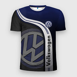 Футболка спортивная мужская Volkswagen Фольксваген, цвет: 3D-принт