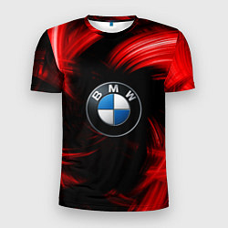 Футболка спортивная мужская BMW RED BEAST, цвет: 3D-принт