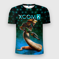 Футболка спортивная мужская XCOM ИКС КОМ рептилия, цвет: 3D-принт