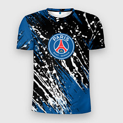 Футболка спортивная мужская PSG футбольный клуб, цвет: 3D-принт