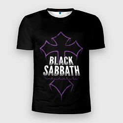 Футболка спортивная мужская Black Sabbat Cross, цвет: 3D-принт