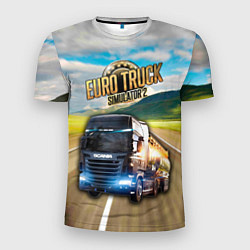 Мужская спорт-футболка Euro Truck Simulator