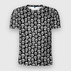 Мужская спорт-футболка Funny skulls