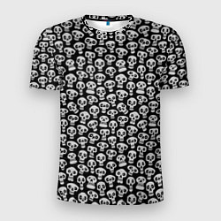 Футболка спортивная мужская Funny skulls, цвет: 3D-принт