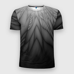Мужская спорт-футболка Коллекция Rays Лучи Черный Абстракция 661-11-w1
