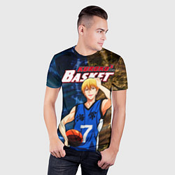 Футболка спортивная мужская Kuroko no Basuke, Рёта Кисе Kise Ryota, цвет: 3D-принт — фото 2