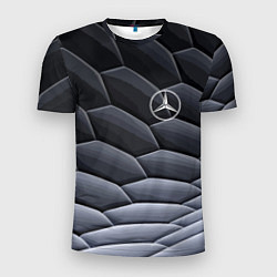 Футболка спортивная мужская Mercedes Benz pattern, цвет: 3D-принт