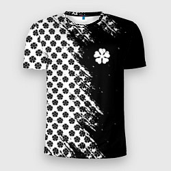 Мужская спорт-футболка Манга чёрный клевер