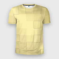 Футболка спортивная мужская Золотые квадраты, цвет: 3D-принт
