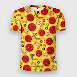 Мужская спорт-футболка Pizza salami
