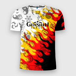 Футболка спортивная мужская Genshin Impact - Fire, цвет: 3D-принт