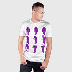Футболка спортивная мужская Five Nights At Freddys purple guy, цвет: 3D-принт — фото 2