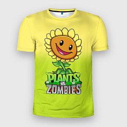 Мужская спорт-футболка Plants vs Zombies - Подсолнух