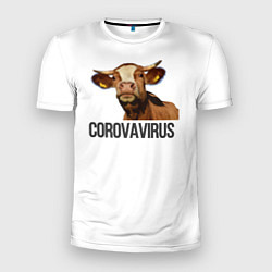 Футболка спортивная мужская Corovavirus, цвет: 3D-принт