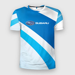 Футболка спортивная мужская Subaru Logo спорт, цвет: 3D-принт