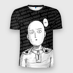 Мужская спорт-футболка One Punch Man - Сайтама Ванпанчмен